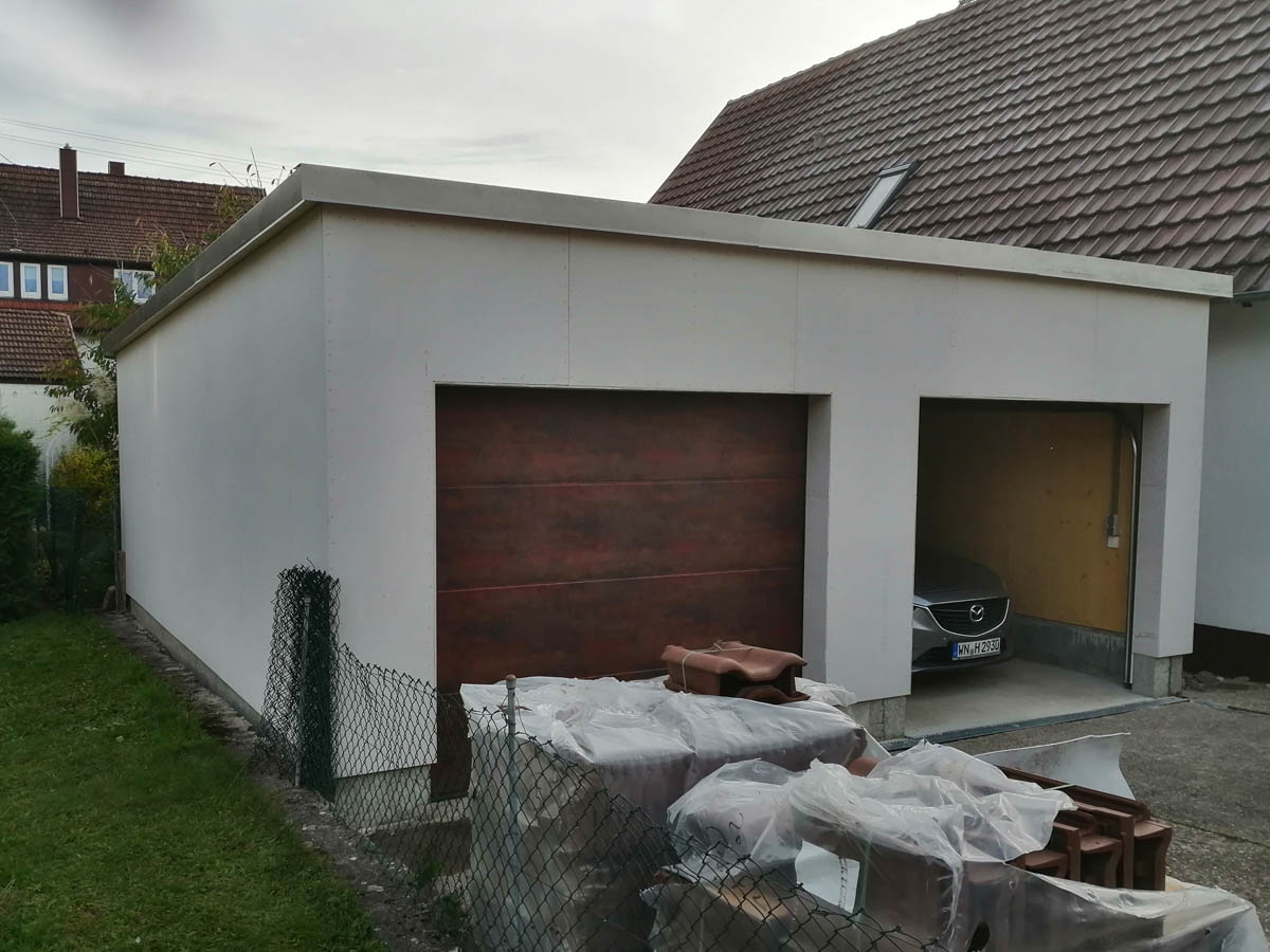 Neubau Garage in Allmersbach im Tal